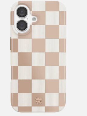 iPhone 16 Velvet Caviar Nude Vibe Checker Case for MagSafe • 10ft Drop Tested